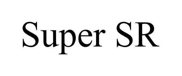 Trademark Logo SUPER SR
