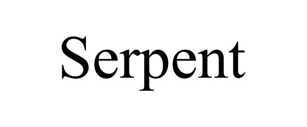 Trademark Logo SERPENT