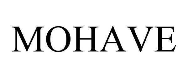 Trademark Logo MOHAVE