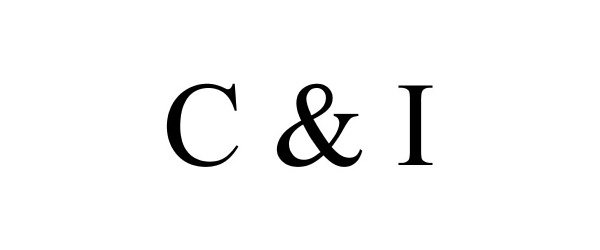 Trademark Logo C & I