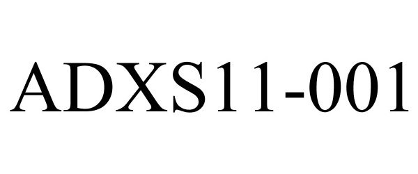 Trademark Logo ADXS11-001
