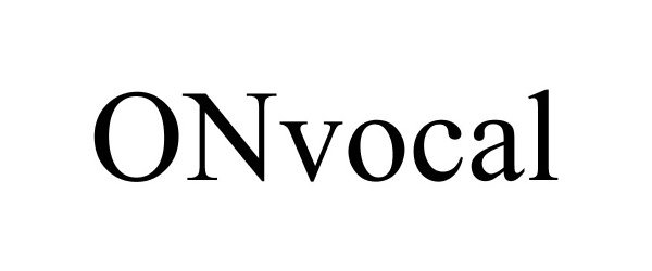 Trademark Logo ONVOCAL