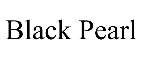 Trademark Logo BLACK PEARL