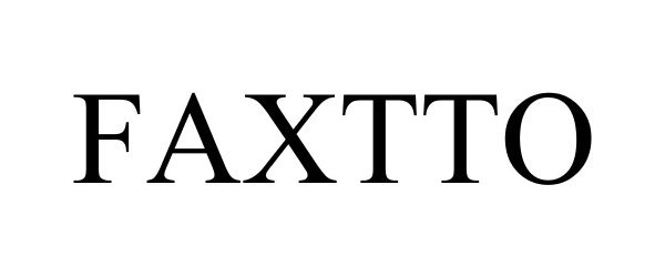 Trademark Logo FAXTTO