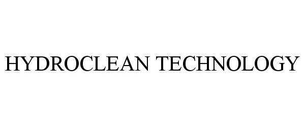 Trademark Logo HYDROCLEAN TECHNOLOGY