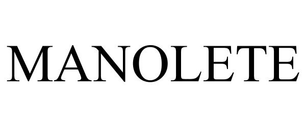 Trademark Logo MANOLETE