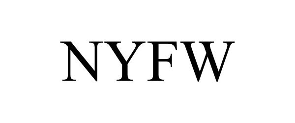 Trademark Logo NYFW