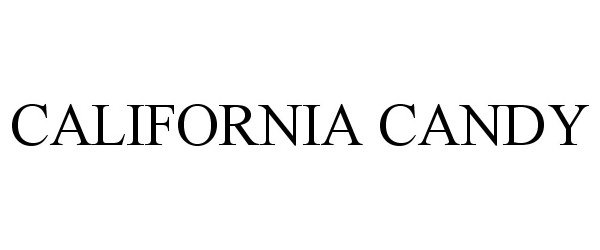  CALIFORNIA CANDY