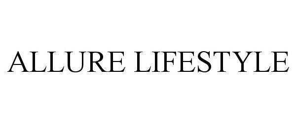 Trademark Logo ALLURE LIFESTYLE