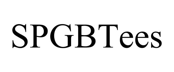 Trademark Logo SPGBTEES