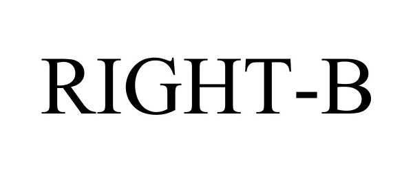Trademark Logo RIGHT-B
