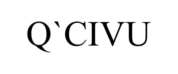 Trademark Logo Q`CIVU