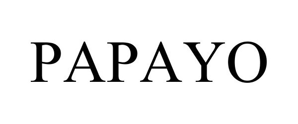 Trademark Logo PAPAYO