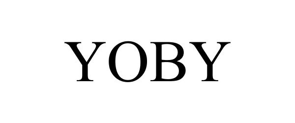 Trademark Logo YOBY