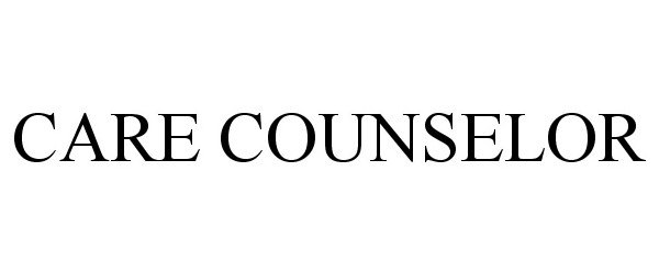 Trademark Logo CARE COUNSELOR