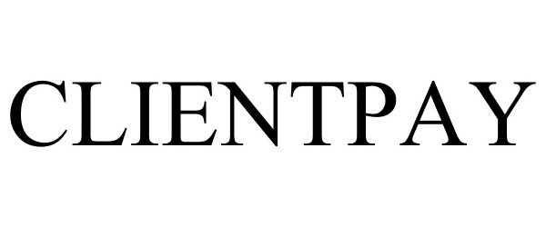 Trademark Logo CLIENTPAY