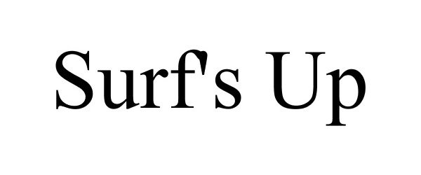 Trademark Logo SURF'S UP