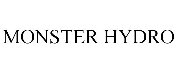 Trademark Logo MONSTER HYDRO