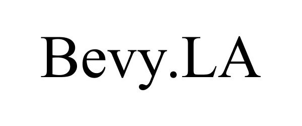 Trademark Logo BEVY.LA