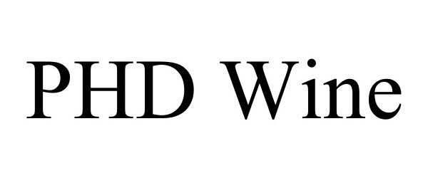 Trademark Logo PHD WINE