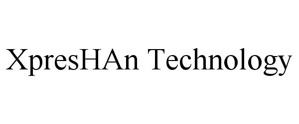 Trademark Logo XPRESHAN TECHNOLOGY