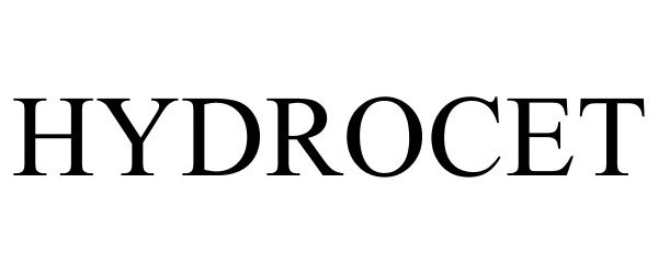 Trademark Logo HYDROCET