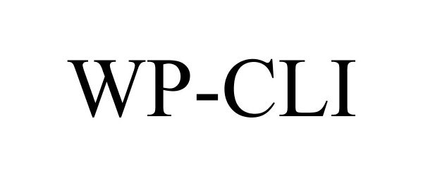 Trademark Logo WP-CLI