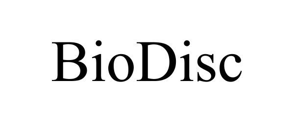 Trademark Logo BIODISC