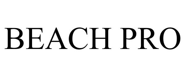 Trademark Logo BEACH PRO
