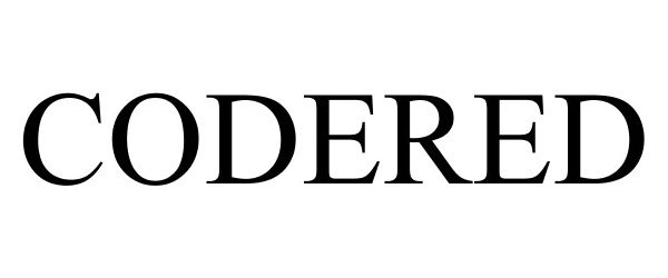 Trademark Logo CODERED