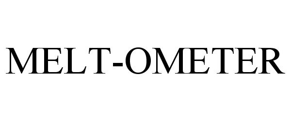 Trademark Logo MELT-OMETER