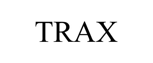 Trademark Logo TRAX