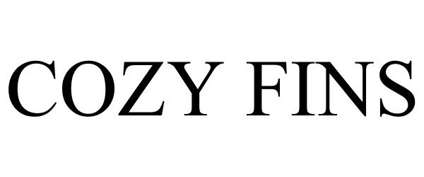 Trademark Logo COZY FINS