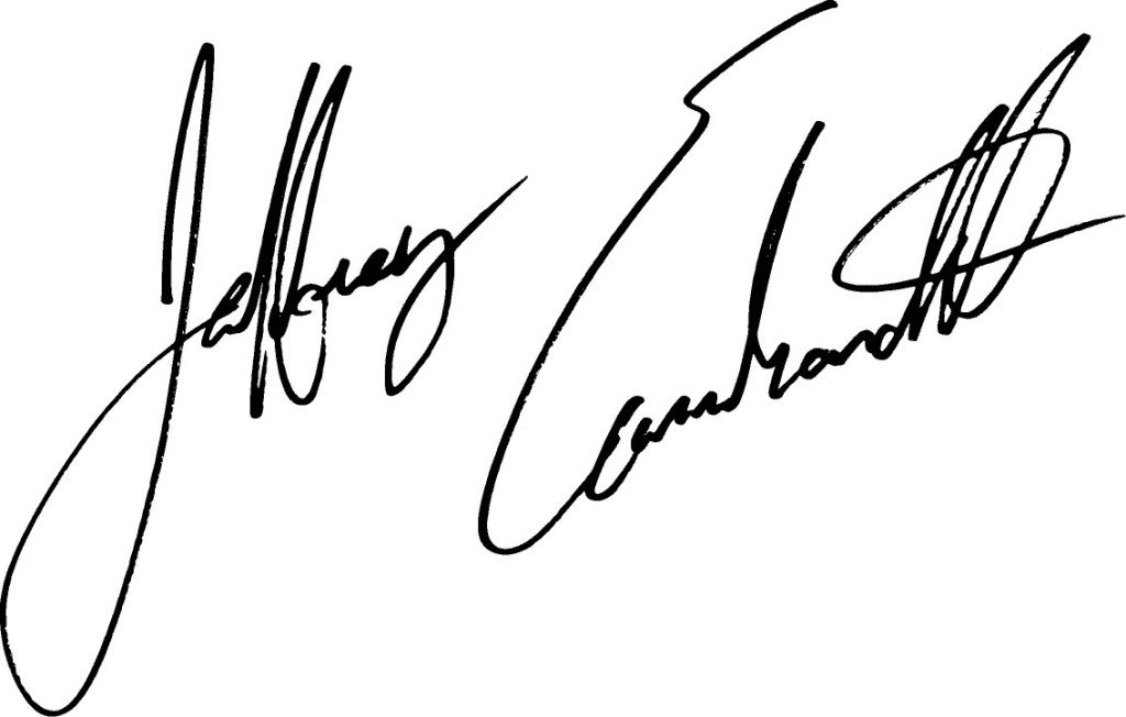 the name jeffrey as signatures