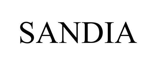 Trademark Logo SANDIA