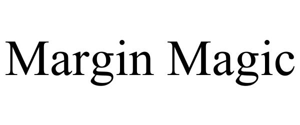 Trademark Logo MARGIN MAGIC