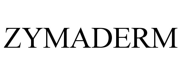 Trademark Logo ZYMADERM