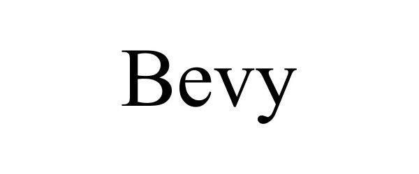 Trademark Logo BEVY