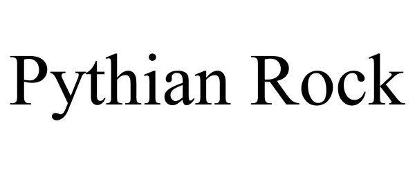 Trademark Logo PYTHIAN ROCK