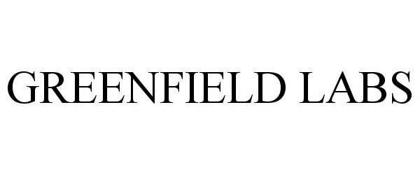 Trademark Logo GREENFIELD LABS