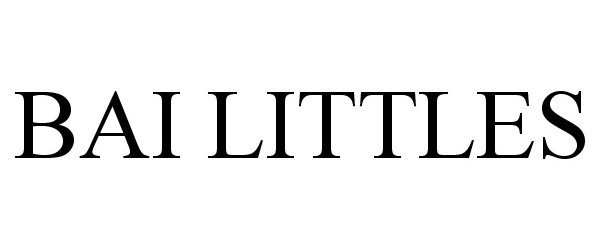 Trademark Logo BAI LITTLES