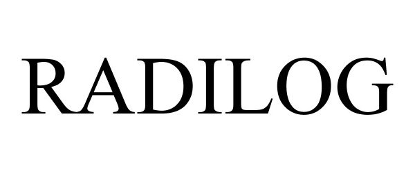 Trademark Logo RADILOG