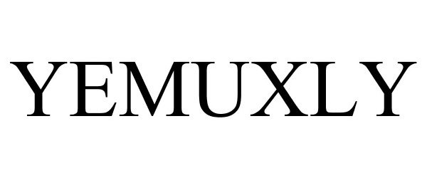 Trademark Logo YEMUXLY