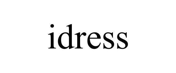 Trademark Logo IDRESS