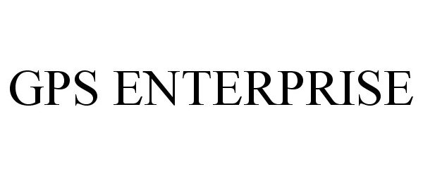 Trademark Logo GPS ENTERPRISE