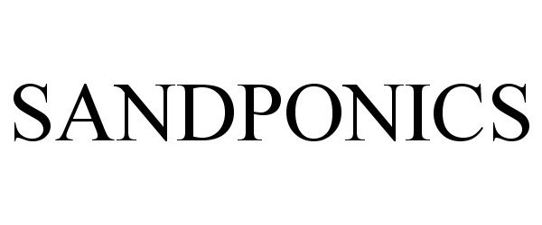 Trademark Logo SANDPONICS