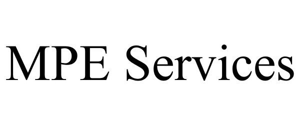 Trademark Logo MPE SERVICES