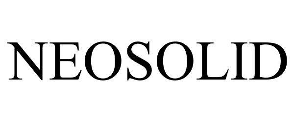 Trademark Logo NEOSOLID