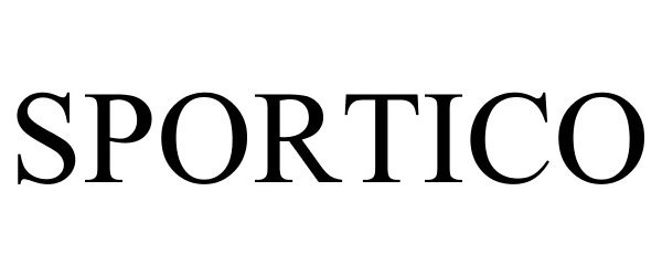 Trademark Logo SPORTICO
