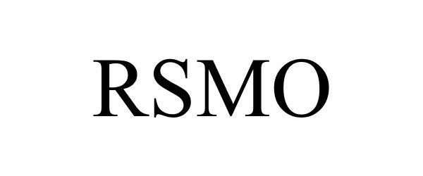 Trademark Logo RSMO